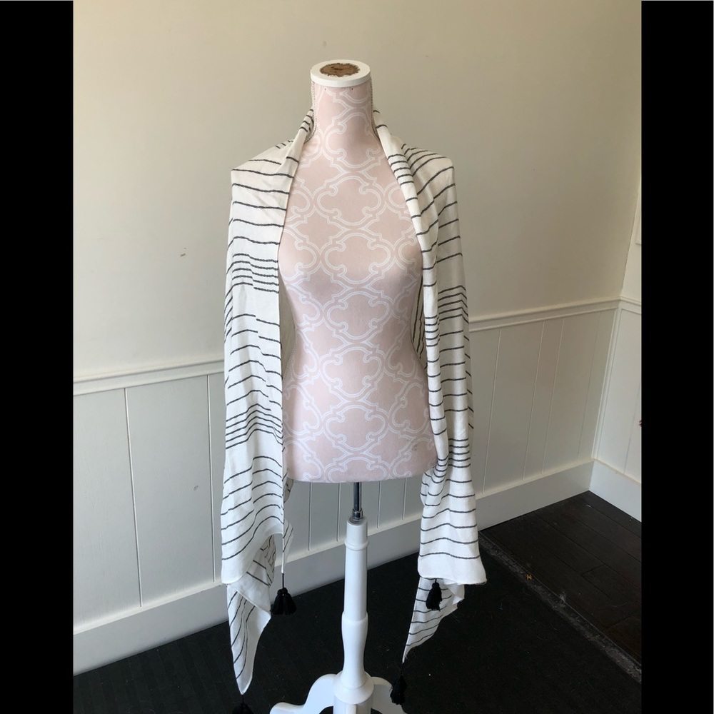 J crew shawl modal with arm holes